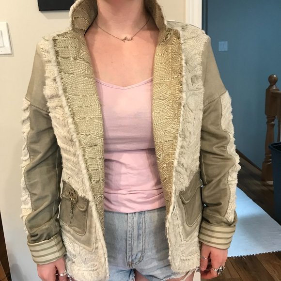 Faux Fur/Suede blazer - Picture 1 of 9